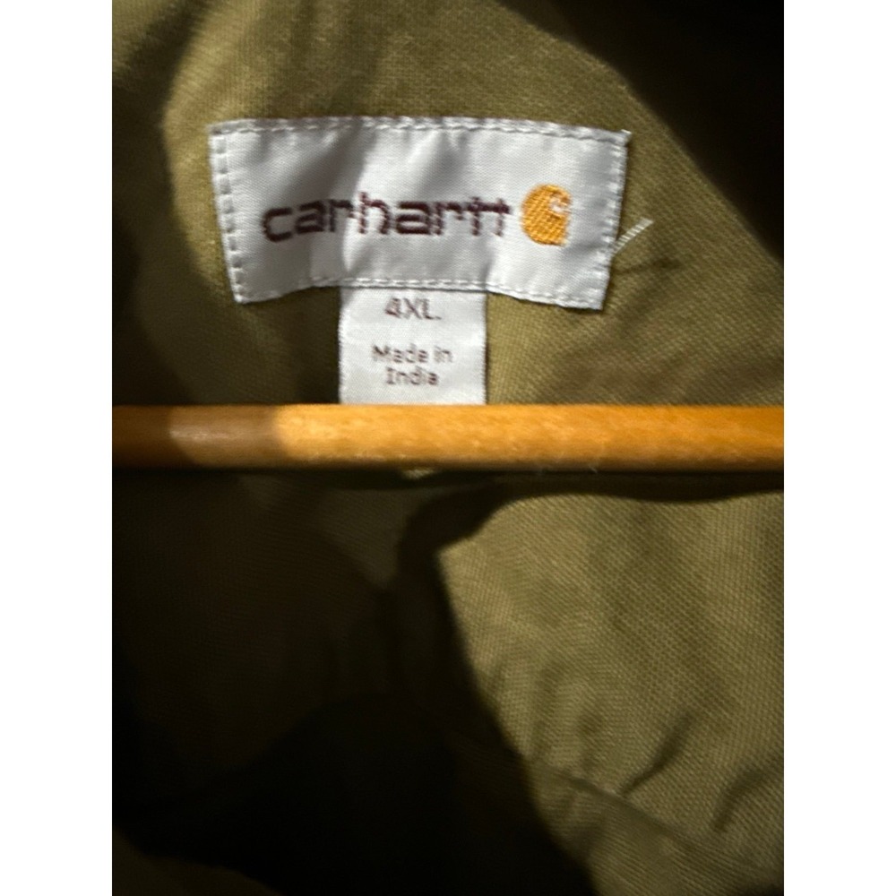 Carhartt Workwear Shirt Rugged Flex Rigby Mens 4XL Relaxed Fit Brownish Q - Picture 6 of 7